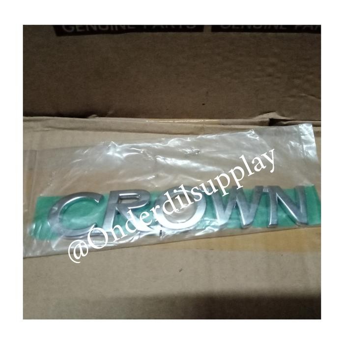 emblem bagasi toyota crown original
