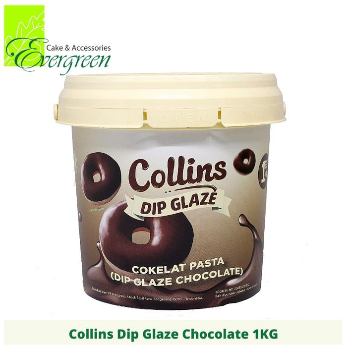 

Stok Baru Collins Dip Glaze Chocolate 1KG