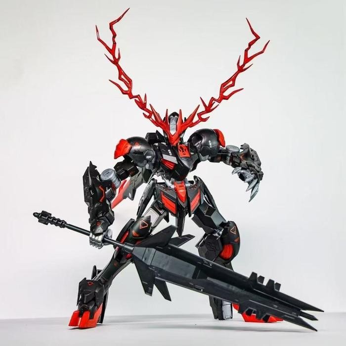Pilihan- Barbatos Fm Lupus Rex Normal Ver. Black White 1/100 Max Re Model Kit Mokit