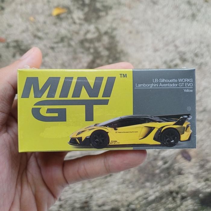 Pilihan- Mini Gt 639 Lb Silhouette Works Lamborghini Aventador Gt Evo Yellow