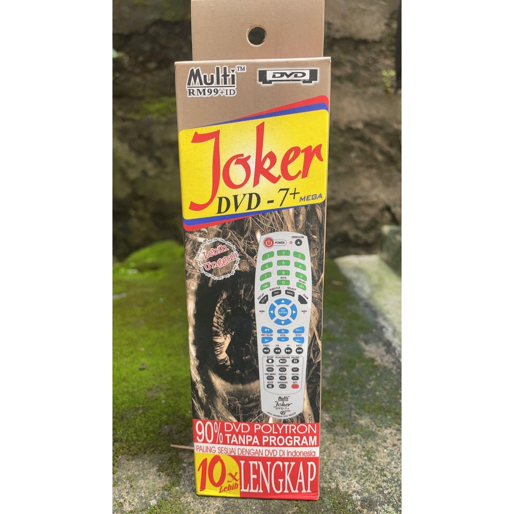 REMOTE DVD UNIVERSAL JOKER DVD 7+