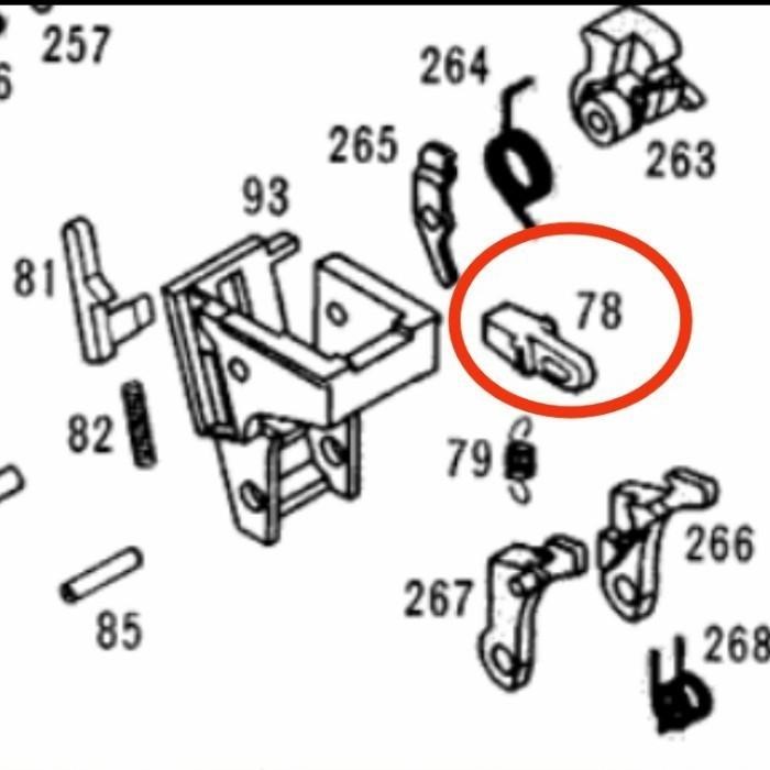 Part Ksc Knocker Valve Hammer Ksc G17 G18C G19 Part No.78