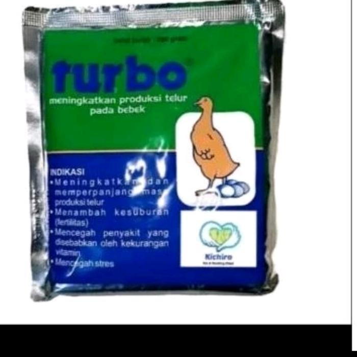 TURBO 250 GR VITAMIN OBAT AYAM BEBEK BURUNG MERPATI BERTELUR PENGERAS