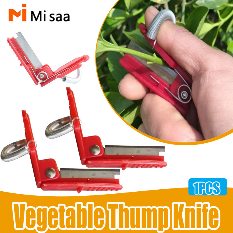 NEW Vegetable Thump Knife Vegetable Fruits Finger Knife Separator Picking Tools Farm Garden Orchard 