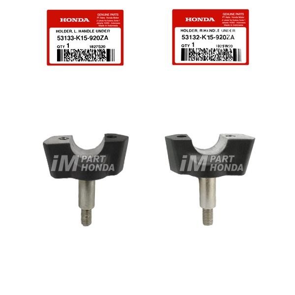 53132-K15-920ZA 53133-K15-920ZA Dudukan Raiser Stang Stir CB 150 R LED 1 Set Kanan Kiri