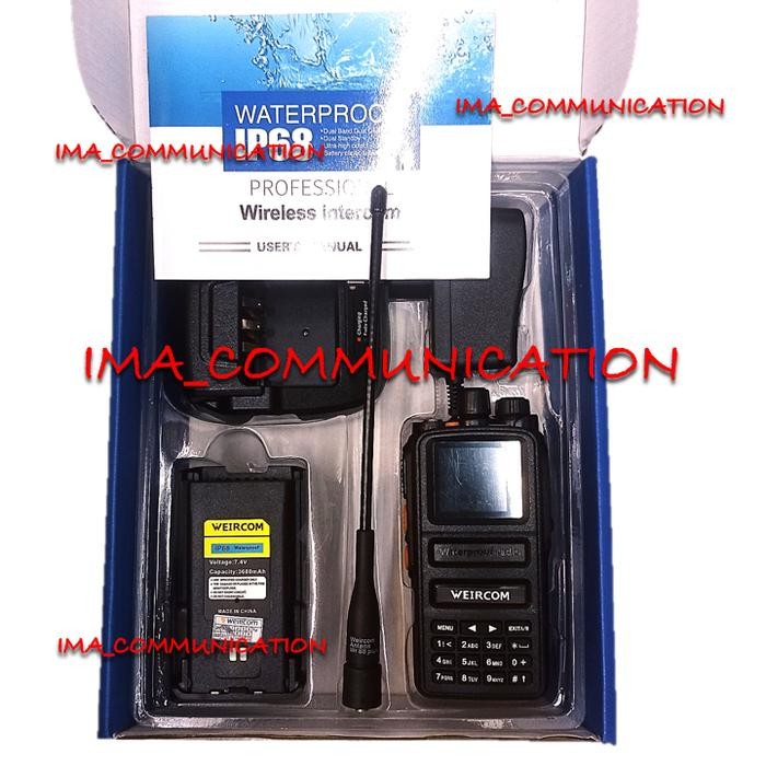 HT WEIERCOM WR88 PLUS DUALBAND 10 WATT IP68 WATERPROOFALTERMATIF WEIRW