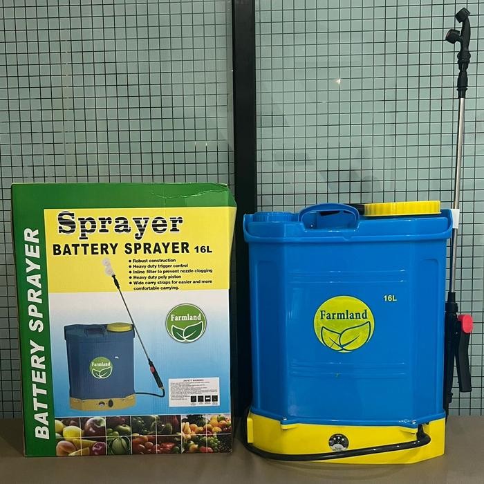 SPRAYER ELEKTRIK 16 LITER / SPRAYER ELEKTRIK FARMLAND 16 LITER / SPRAYER PERTANIAN ELEKTRIK 16 LITER