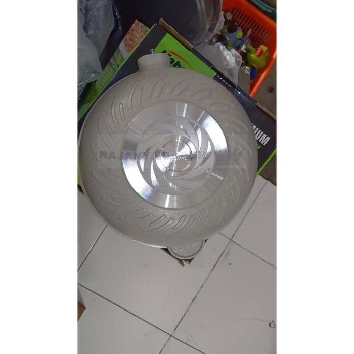 Terbaik Wajan Anti Lengket Kabuto-Wajan Coating Granite-Wajan Induksi Keramik 100% Ori