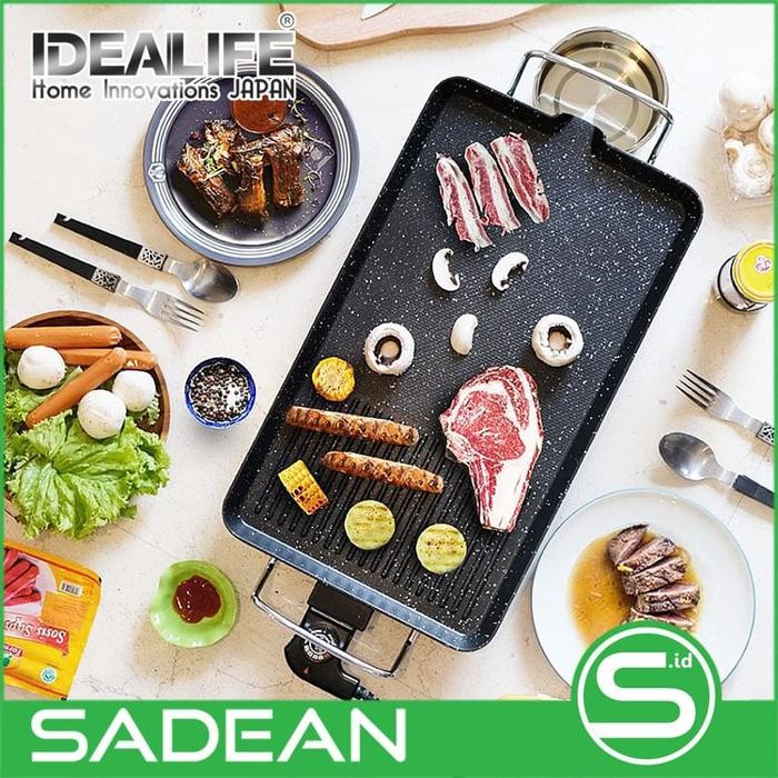 IDEALIFE Alat Panggangan Listrik EG-5001 (IL-116s) Electric Grill