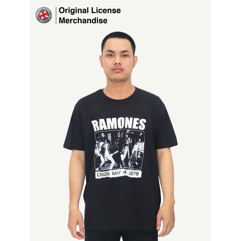 RAMONES CBGB 1978 Kaos Band Pop Punk Rock Original Official Licensed best seller