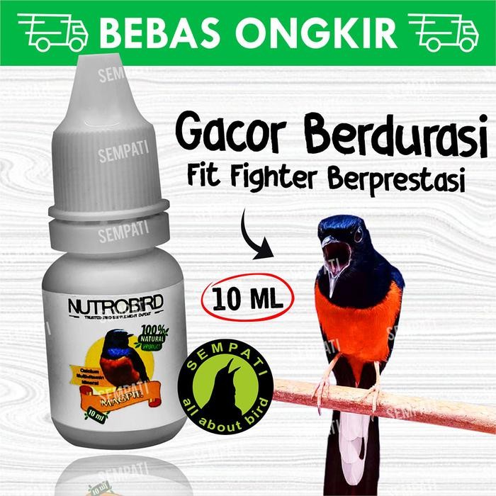 ces0- Nutrobird Murai Vitamin Penggacor Burung Murai Batu Doping Murai Nomr