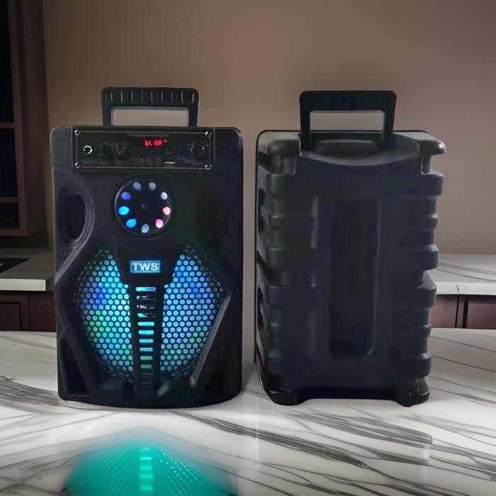 MKC KIMISO-7807 SPEAKER BLUETOOTH FULL BASS 8.8 INCH SPEAKER BLUETOOTH 8 INCH 7807 KARAOKE GRATIS