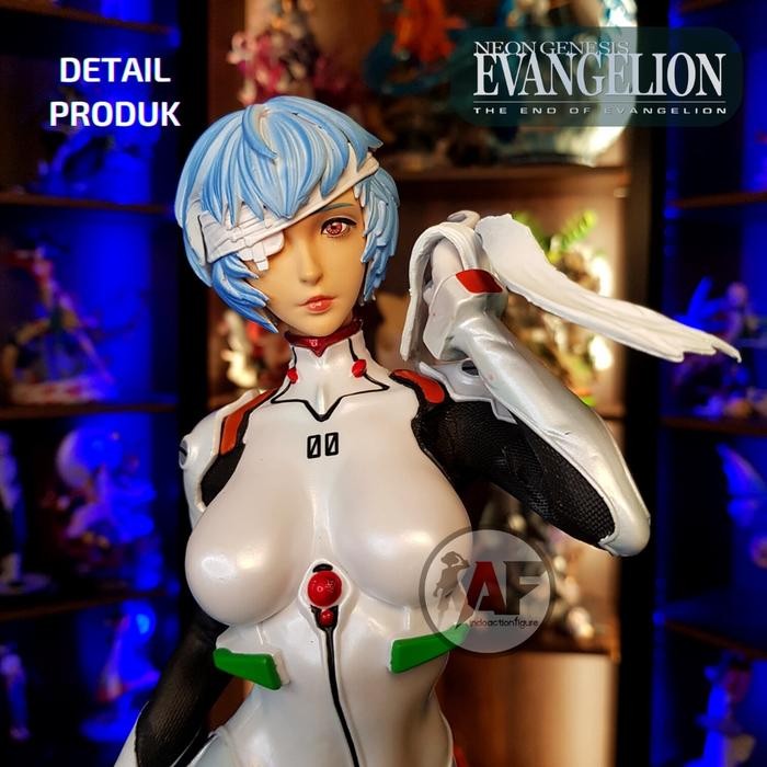 Statue Action Figure Neon Genesis Evangelion Rei Ayanami EVA-01 , Asuka Langley EVA-02 Pink Studio