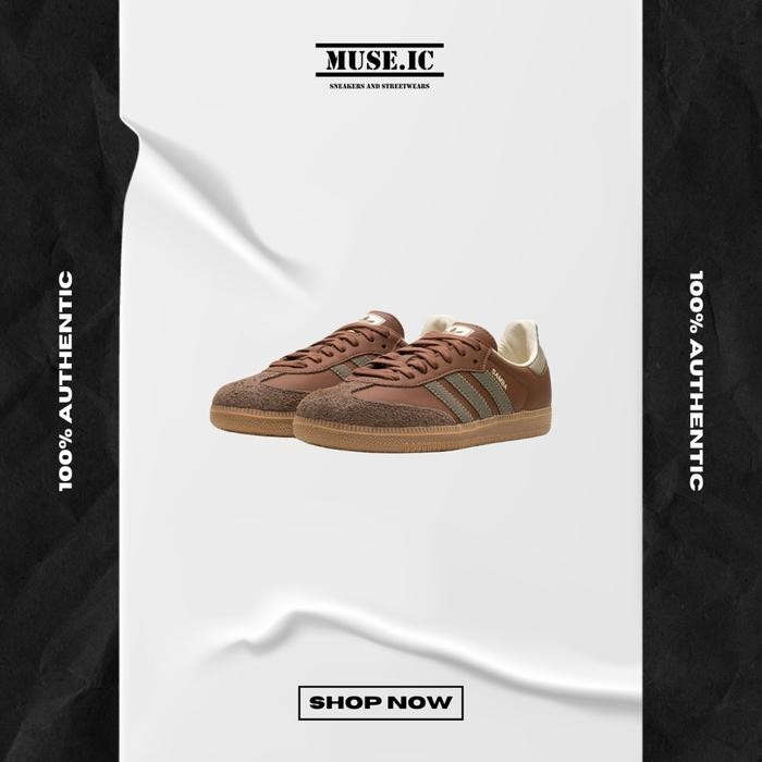 Samba Og Preloved Brown Olive Strata