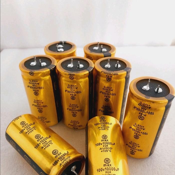 3j4e- Elco Max 100V 10000Uf Isi Full Original , Elco Max 10000Uf 100V