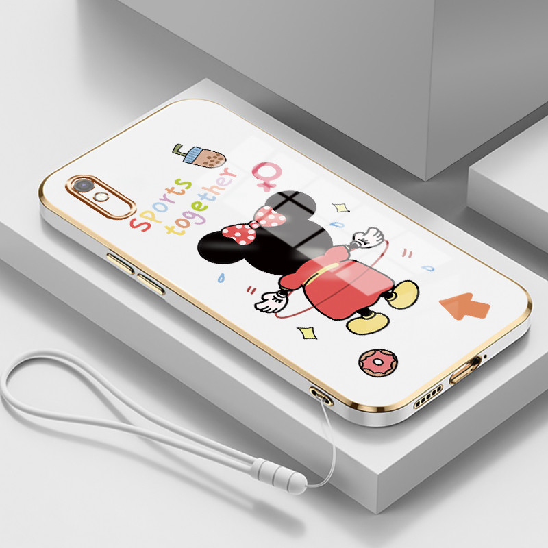 Casing Untuk Xiaomi Redmi 9A 9I Case Casing Lompat tali silikon tahan HP Softcase Kasing electroplat