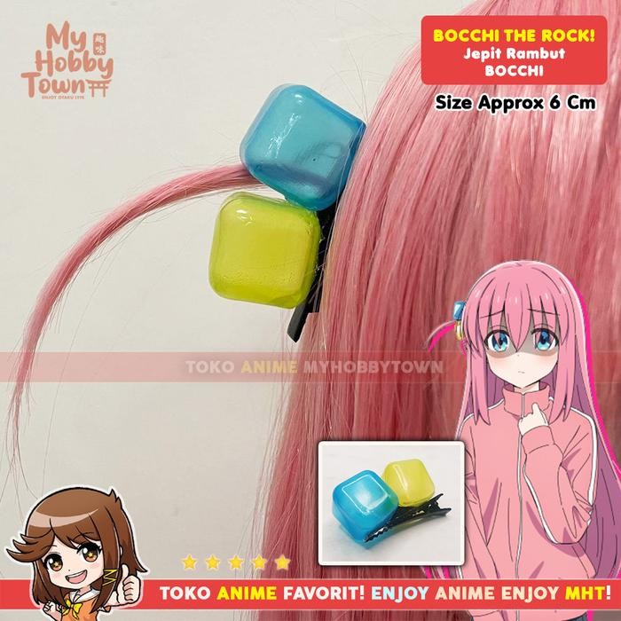 rb8j- Jepit Rambut Bocchi The Rock Hitori Gotoh Anime Kostum Cosplay