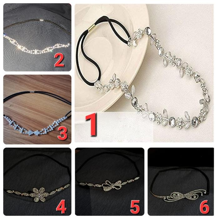 de68- Aksesoris Hijab Headband Headpiece Hairband Bando Bandana Jilbab