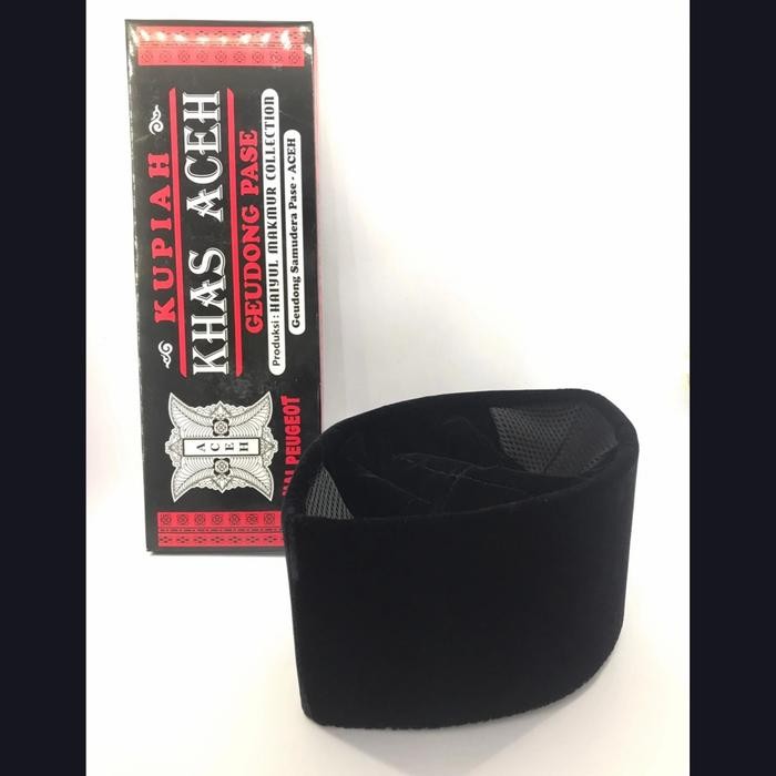 ASLI Peci Polos beludru kualitas premium khas Aceh READY STOCK