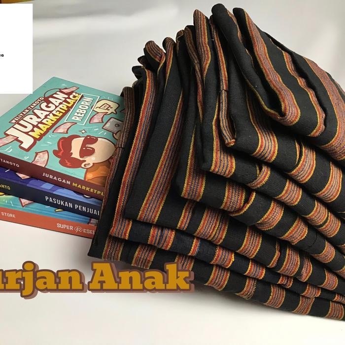 SIAPKIRIM Baju ajawa-surjan lurik-baju lurik anak-baju lurik cowok READY STOCK