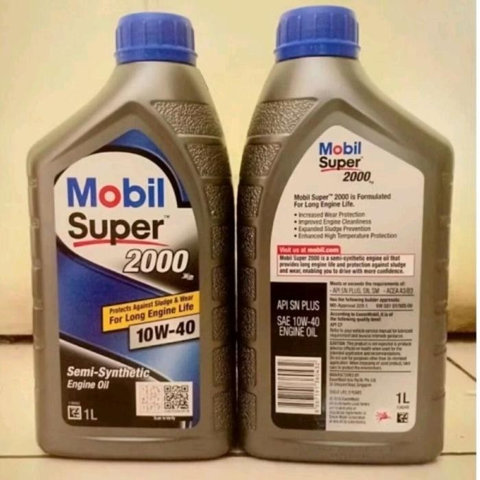 Oli Mobil Super 2000 Semi-Synthetic 10W-40 1L