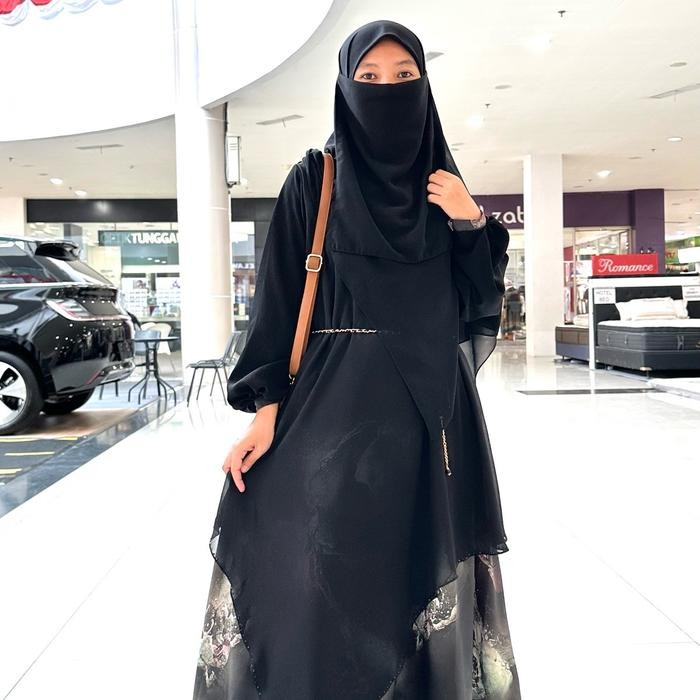 KirimCpT- Abaya Haleema/Abaya Alhayat Khas Saudi Lokal