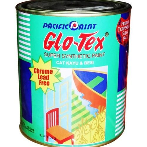 GLOTEX Cat Minyak Kayu Dan Besi Dari PACIFIC PAINT Kemasan Kaleng 0,1L Liter Cat Glotex Ligatex