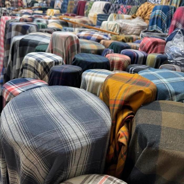 Kain flanel kain flanel kotak kain flanel bahan flanel Kemeja