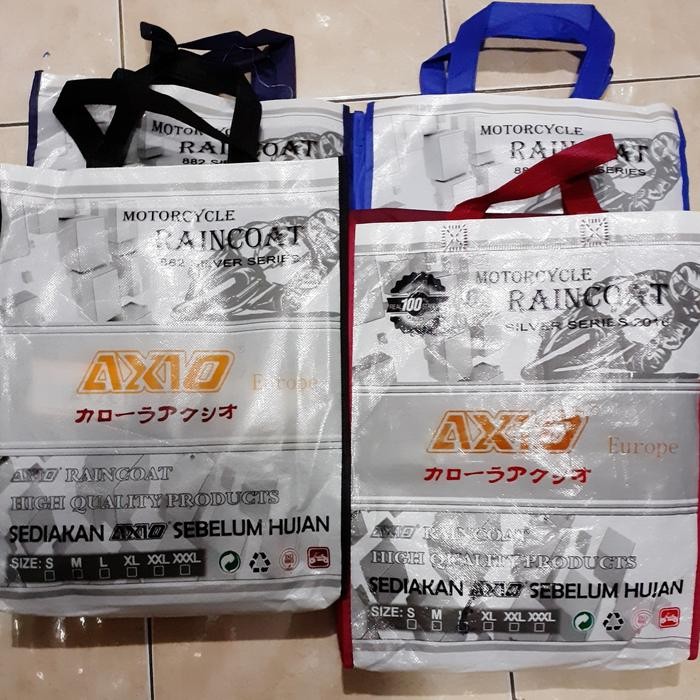 Jas Hujan Stelan Celana Dewasa Axio Original 100 % Promo