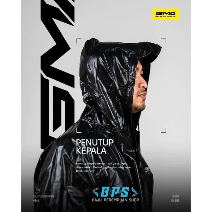 Jas Hujan Gma 2/Jas Hujan Karet Gma Rubber Gma/Mantel Hujan Gma Versi Best Seller