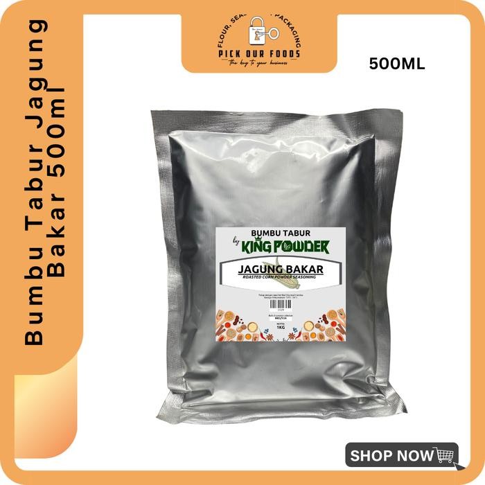 Stok Baru Bumbu Tabur Jagung Bakar / Bubuk Tabur rasa Jagung Bakar 500gr
