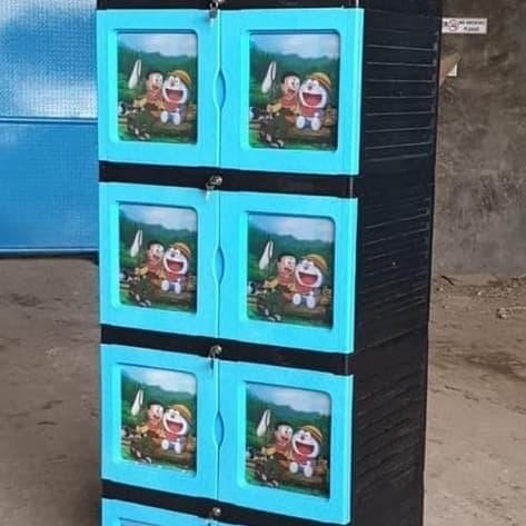 Lemari Plastik Doraemon 3 susun