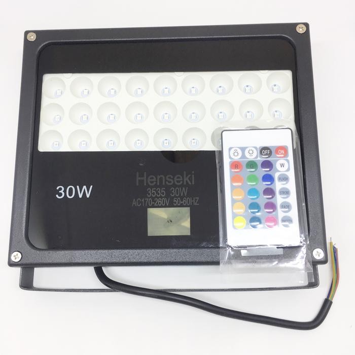 al42- Led Floodlight 30 Watt Rgb With Remote