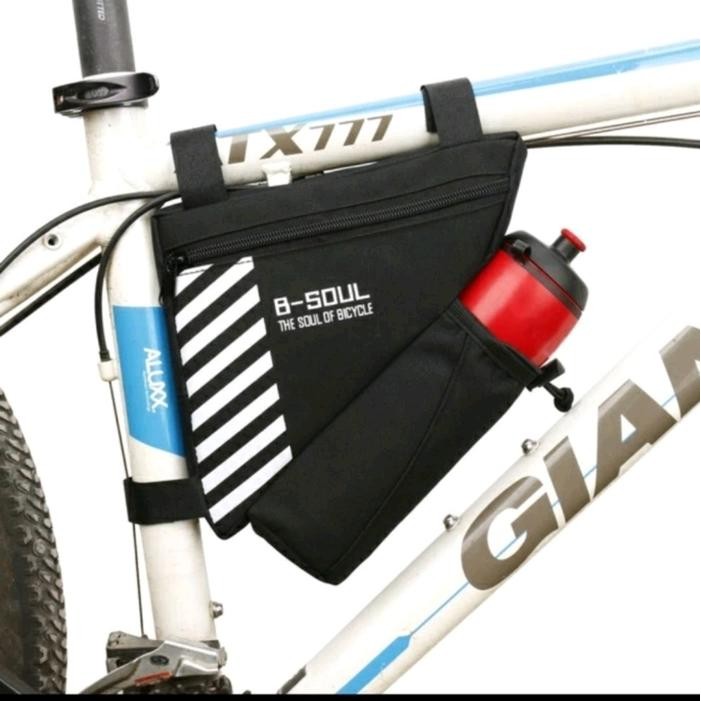 Polygon Bicycle - Tas Sepeda Mtb 2 In 1 Dengan Holder Botol Minum Waterproof Bag