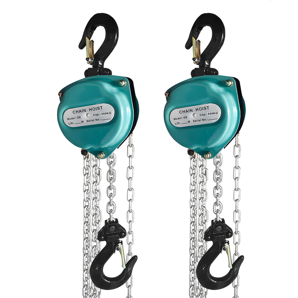 BARU 0.5 Ton Capacity Manual Lever Chain Hoist G80 Galvanized Chain 3m/6m/9m/12m Double-Pawl Brake f