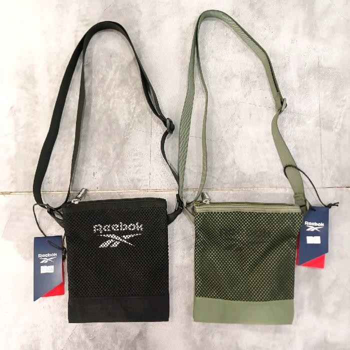 Tas Selempang - REEBOK Bernie - Black [REEUSB2548BL] - Original