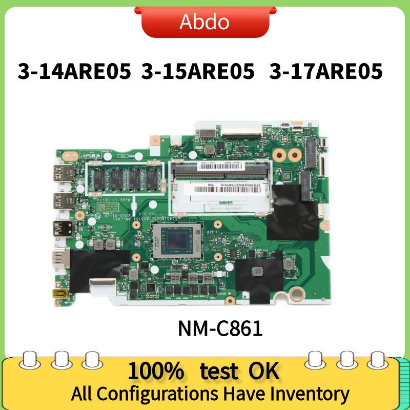 Casing Laptop For Lenovo IdeaPad 3-15ARE05/3-14ARE05/IdeaPad 3-17ARE05  Laptop Motherboard.NM-C861.W