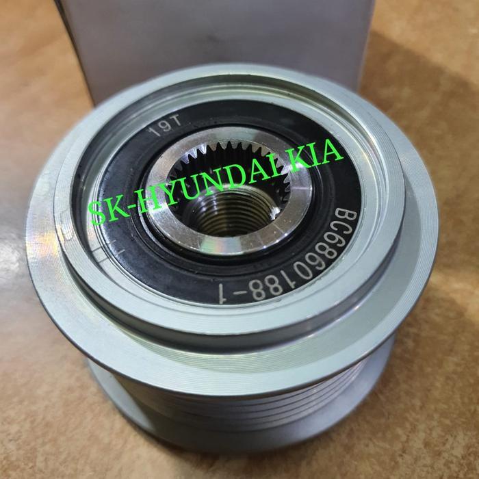 PULLY PULY ALTERNATOR PULLEY GENERATOR DINAMO AMPER 37322-4A320 HYUNDAI H1 DIESEL MESIN A2 OK.