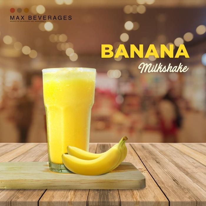 Bubuk Banana Milk Shake/ Banana Powder/ Bubuk Minuman Rasa Pisang Terbaruu