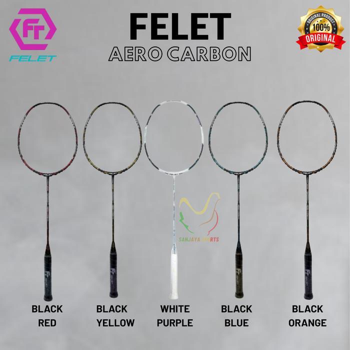 RAKET FELET BADMINTON BULUTANGKIS FELET AEROCARBON AERO CARBON ORIGINAL