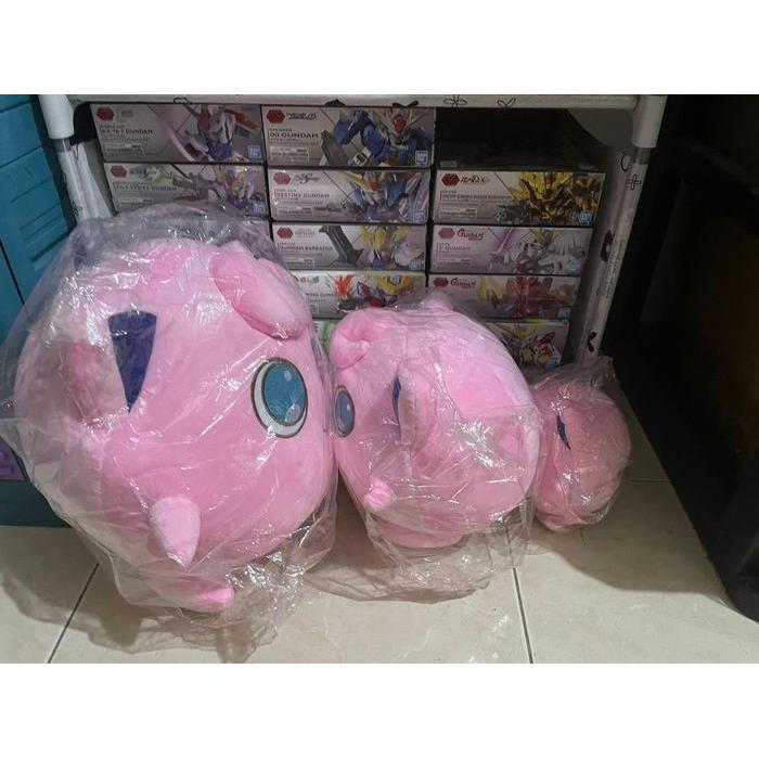 Boneka Jigglypuff 15cm Pokeball Pokemon Figure Baju Bayi Mainan Bayi