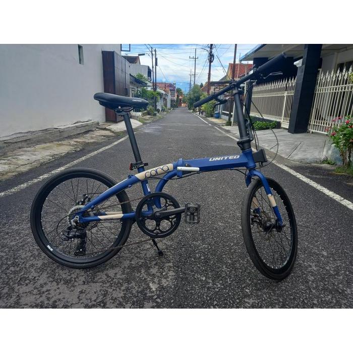 Sepeda Lipat United Cora 20 X 1per8 22inch 7speed Cakram