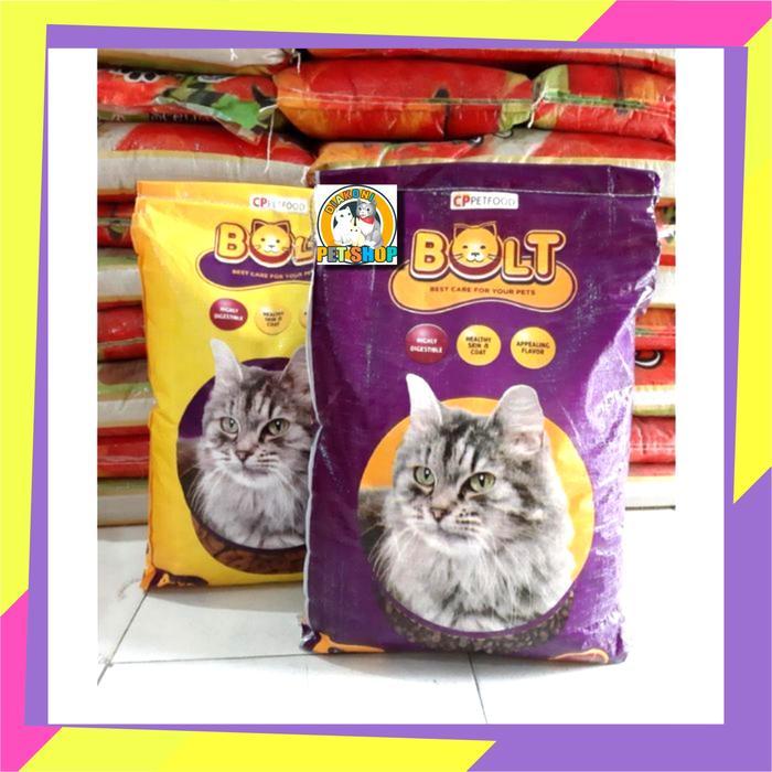 GJK Bolt Cat 20kg Makanan Kucing Bolt 20 kg Bolt Cat Food 20kg