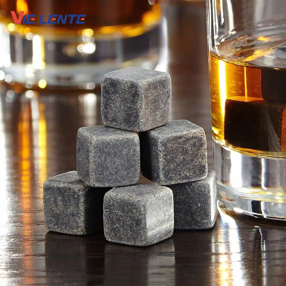 Whiskey Stones Sipping Ice Cube Cooler Reusable Whisky Ice Stone Whisky Natural Rocks Bar Wine