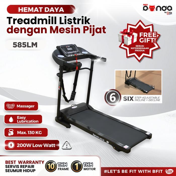 Free Ongkir + Rakit Surabaya - Treadmill Listrik RedPanda 585L/LM