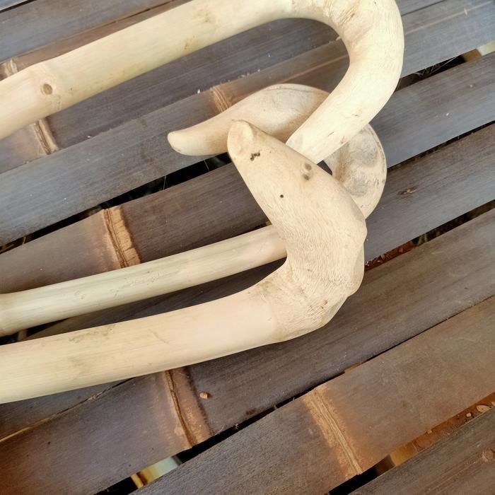 Tongkat Bambu Unik Panjang 1 M Terbaru 