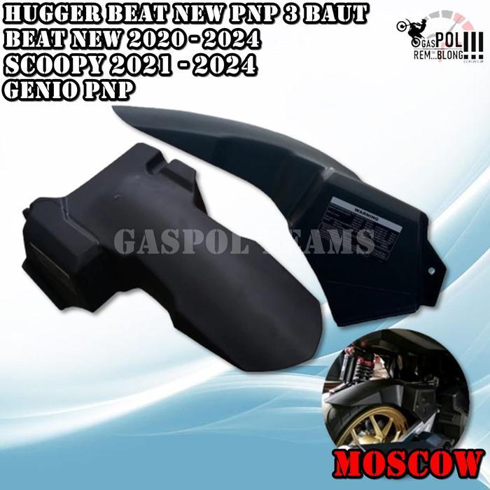 Premium Hugger Beat New 3 Baut Deluxe Street Scoopy Genio Abs Cbs Hager Huger Spakbor Kolong Air