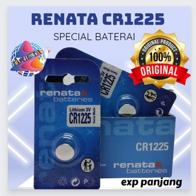 Baterai Renata Cr1225 Original Lithium Battery 3V Batrai Cr 1225