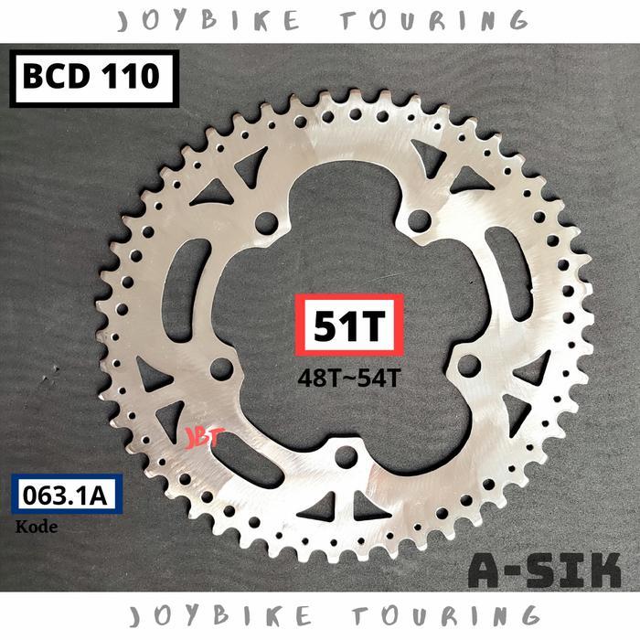 Chainring 50T Oval Bcd 110