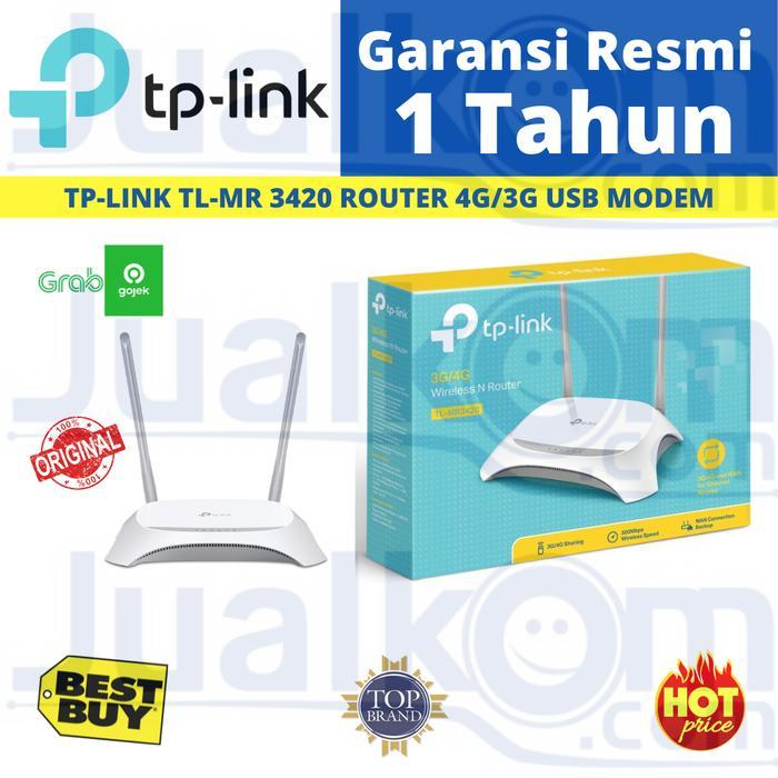 Tp-Link Tl-Mr 3420 Router 4G/3G Usb Modem Tplink Mr3420